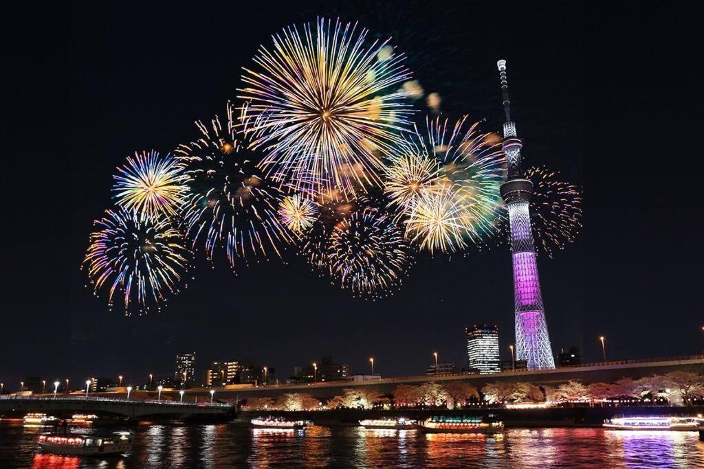 شقة 503 Oshiage Sta 3Mins Walk! Wi-Fi & Elevator 4Pax طوكيو المظهر الخارجي الصورة
