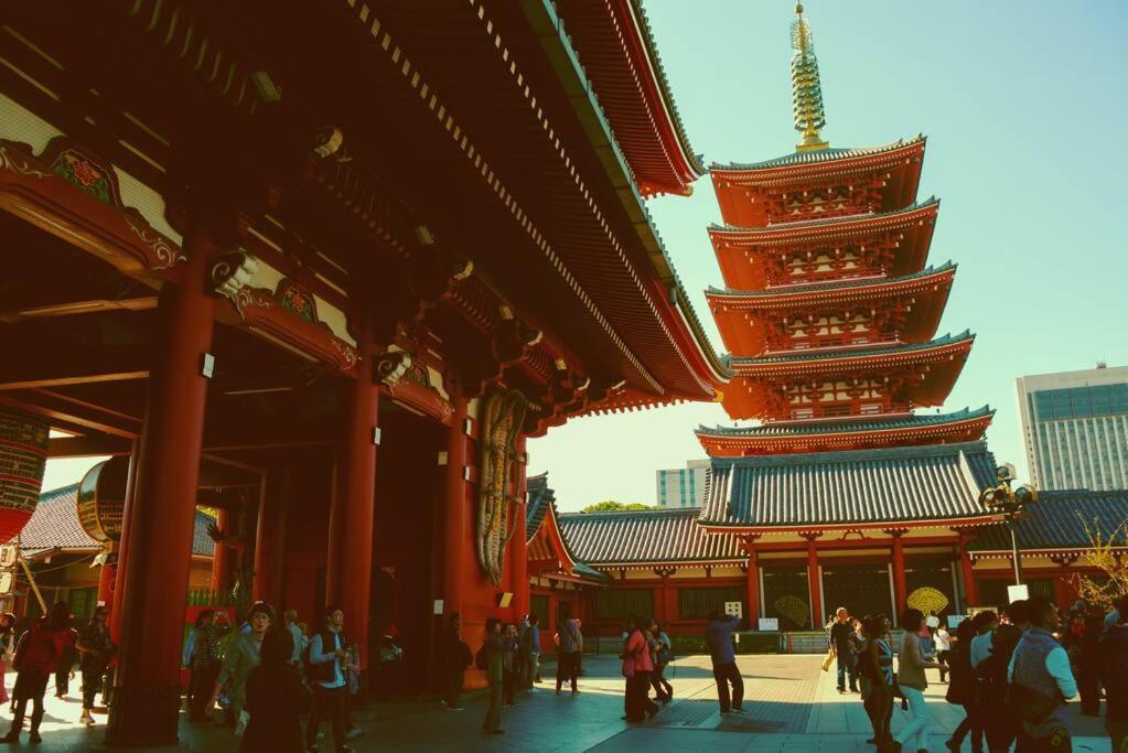 شقة 503 Oshiage Sta 3Mins Walk! Wi-Fi & Elevator 4Pax طوكيو المظهر الخارجي الصورة