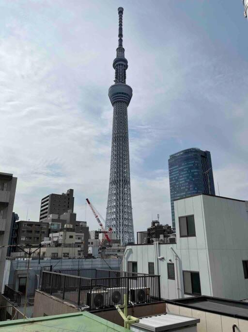 شقة 503 Oshiage Sta 3Mins Walk! Wi-Fi & Elevator 4Pax طوكيو المظهر الخارجي الصورة